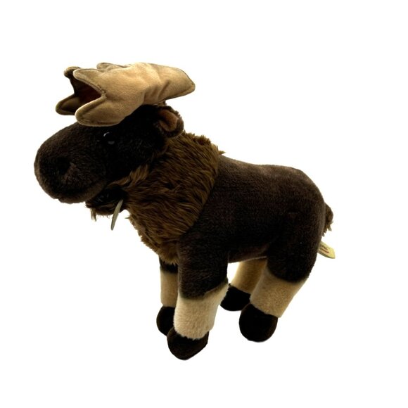 Aurora Miyoni Moose Plush Toy Cute & Cuddly Realistic Stuffed Animal - 15" Tall - Picture 5 of 14